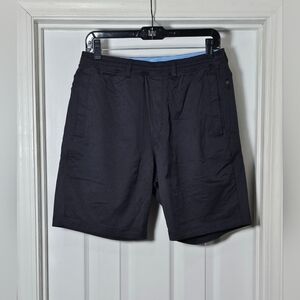 Birddogs Khaki Shorts With Liner Size Large Black Performance Stretch Comfort